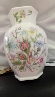 Buy Vintage  Aynsley  Wild Tudor  Fine Bone China Vase 1775  VGC  • 4.99£