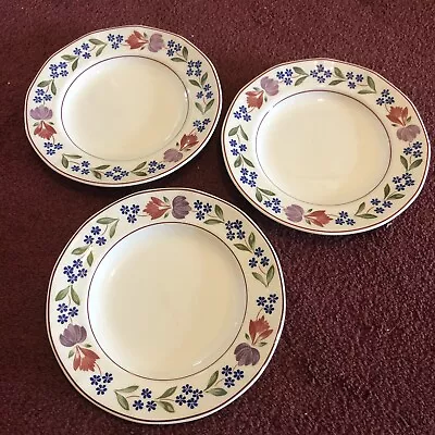 Buy Adams Old Colonial  Side Plates X 3 Diam 7 Inch • 17.99£