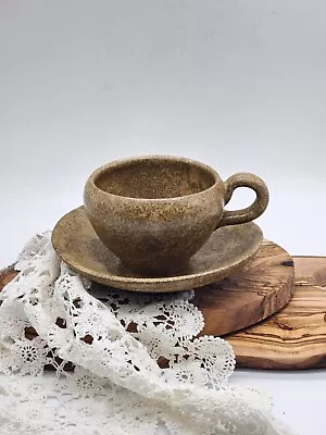 Buy Studio Pottery Vintage Tea/coffee Pair Medieval Style, Kent ET8025 • 13£