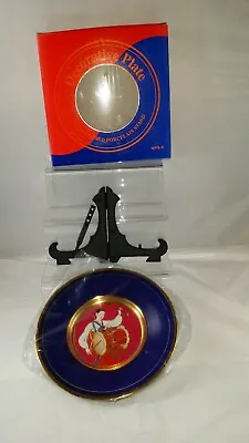Buy Wonderful Korean Plate With Stand Gold Rimmed Porcelain Decorative New & Boxed • 7.50£