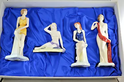Buy Set Of 4 Royal Doulton Archives Figurines - Bathing Beauties - Boxed • 225£