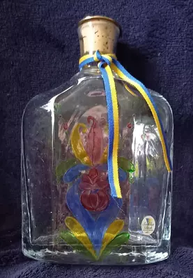 Buy Kosta Boda Sea Glasbruk Of Sweden Handpainted Signed Art Glass Bottle • 45£