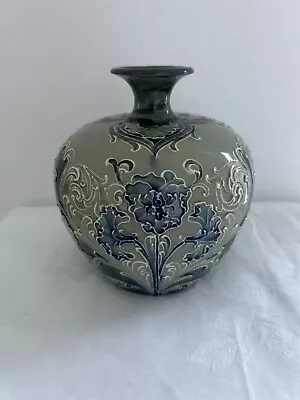 Buy Early William Moorcroft Art Nouveau Vase With Dianthus Sprays & Maple Leaves • 300£