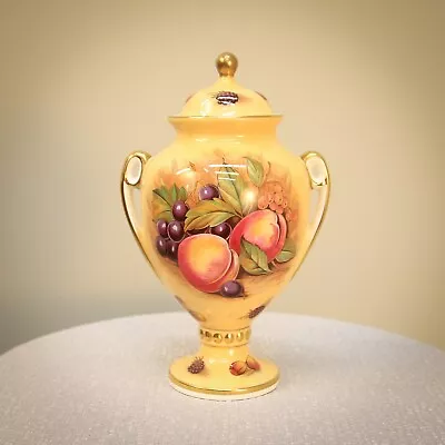 Buy Aynsley Orchard Gold Urn With Lid Signed D Jones • 50£
