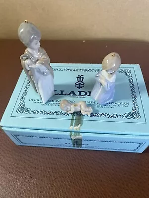 Buy LLADRO MINI SAGRADA FAMILIA #5.657 ORNAMENTS Holy Family Nativity With Box • 32.57£