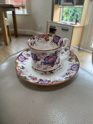 Buy A Late 19th Century Cauldon LTD  Floral China Tea Cup &  Saucer • 12£
