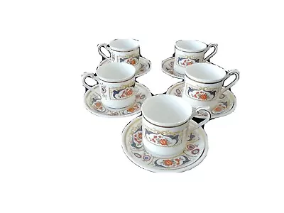 Buy Paragon 5 Cups 5 Saucers Chelsea Pattern • 15£