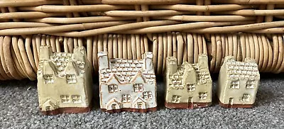 Buy Handmade Small Ceramic Pottery Houses Village - Miniature Collectible  • 10£