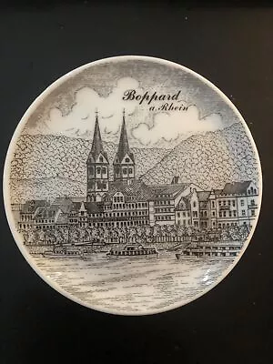 Buy Kleiber Bavaria Boppard A Rhein Porcelain Plate Travel Souvenir Small 4  German • 4.99£