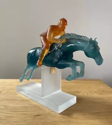 Buy Very Rare Daum Limited Edition Jockey And Horse #1000 Of 1000 Sold Out In 2009. • 2,225£