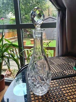Buy Beautiful Cut Glass Vintage Decanter.   Good Condition. • 6£