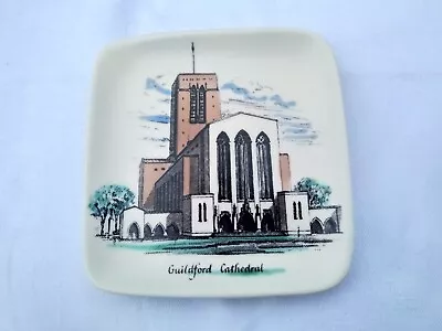 Buy Vintage Poole Pottery England Small Pin Dish Tray - Guildford Cathedral  • 11.99£
