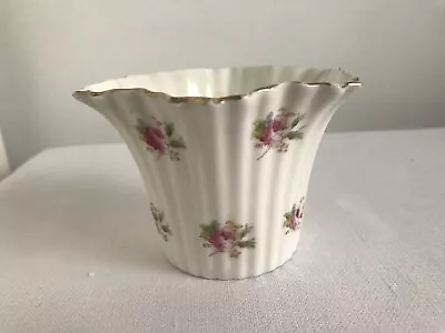 Buy Vintage The Foley China White Fluted & Shaped Open Sugar Bowl • 0.99£