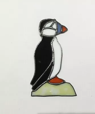 Buy Stained Glass Puffin. Sun Catcher. Handmade • 10£