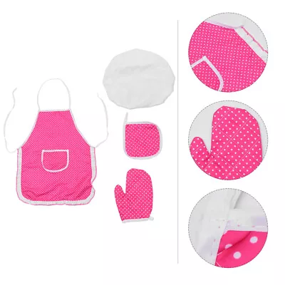 Buy  Apron Suit Toys Toddler Dress Up Chef Childrens Baking Tools Girl • 9.19£