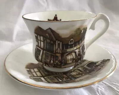 Buy Vintage Royal Stanley Cup And Saucer  Fine Bone China Staffordshire England. • 23.29£