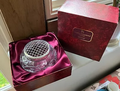 Buy   Vintage ~ Doulton International Cut Crystal Rose Bowl (in Presentation Box) • 22.99£