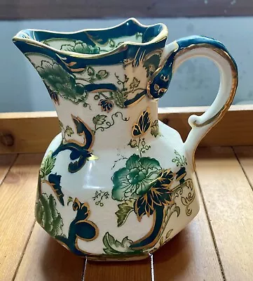 Buy Masons Ironstone Green Chartreuse Jug In Excellent Condition • 11.75£