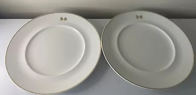Buy 2 X Villeroy & Boch  Large White Dinner Plates 28.5cm - Balmoral Hotel Edinburgh • 30£