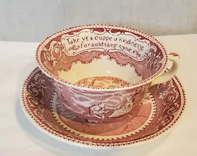 Buy British Anchor Staffordshire Ye Olde Historical Pottery 6'' Soup Bowl & Plate • 23.29£