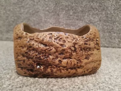 Buy Vintage Collectable Hillstonia Stoneware Log Planter Possibly For Succulents • 17£