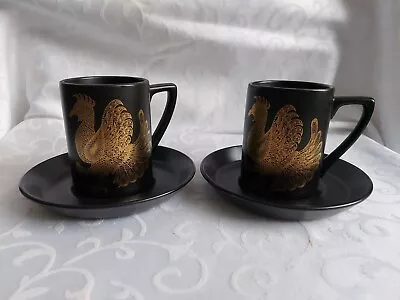 Buy A Beautiful Pair Of Portmeirion Phoenix Coffee Cups With Matching Saucers • 15£