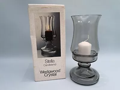 Buy Wedgwood Crystal Stella Midnight Candlelamp/Candle Holder 24% Lead Crystal Boxed • 19.99£