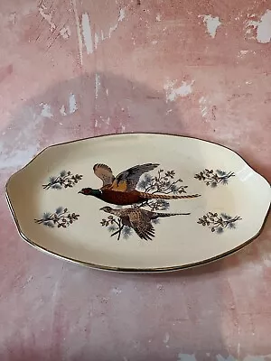 Buy Vintage Pheasant Design Small Tray Dish West Highland Pottery Scottish Ceramic • 8£