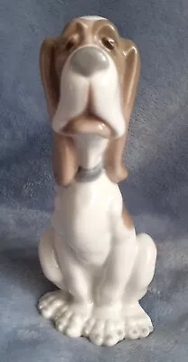 Buy Vintage NAO By Lladro Seated Bloodhound Dog • 36£