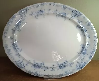 Buy Antique, Furnivals - Melville Pattern, Platter, 40.5cm X 32.5cm, Rare VGC • 14.95£