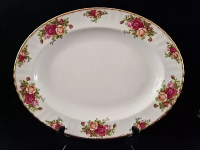 Buy Vintage Royal Albert Old Country Roses Large Oval Platter 34 Cm • 25£