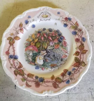 Buy Royal Doulton Plate Brambly Hedge Autumn 20cm • 5£