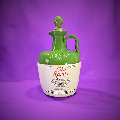 Buy Vintage 'old  Rarity'  WHISKY Advertising Stoneware Flagon • 6.20£