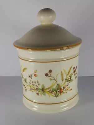Buy M&S St Michael Vintage Harvest 2412 Ceramic Storage Jar & Lid Caddy • 8£
