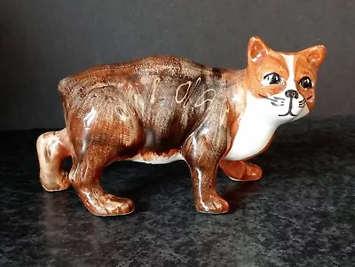 Buy (879) Rushton Pottery Calaco Tri-Colour Manx Cat # Isle Of Man # Purrrrfect! • 5£