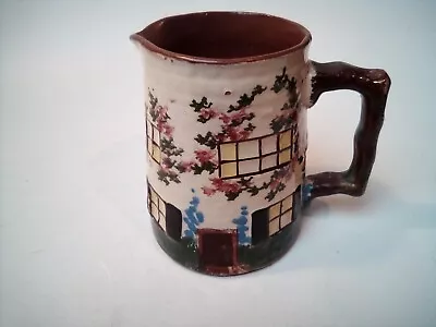 Buy Devon Tors  Pottery Torquay Jug Cottage Design  9.5 Cm • 14£