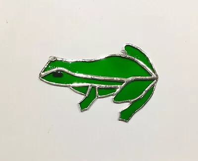 Buy Stained Glass Frog. Light Catcher. Tiffany Style. Hand Made • 7£