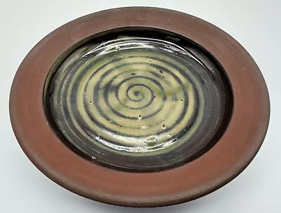 Buy Hand Thrown Studio Pottery Stoneware Glazed Plate 19cm (Diam) ~ VGC • 10.95£