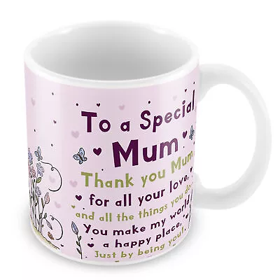 Buy Special Mum Mug Mum Birthday Christmas Gift From Daughter Son Thank You Gift • 8.99£