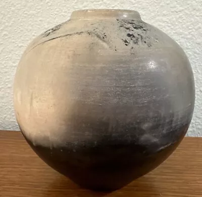 Buy Debra Manfree Raku Pit Fired Art Pottery 6” Tall X 6” Diameter • 55.92£