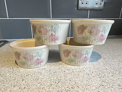 Buy Poole 4x 'Sweet Pea' Ramekin Dishes -  Oven To Tableware • 18£