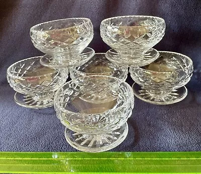 Buy Webb Corbett Cut Glass Crystal Sundae Glasses. X Six. Heavy. Deep Cut Pattern. • 4.99£