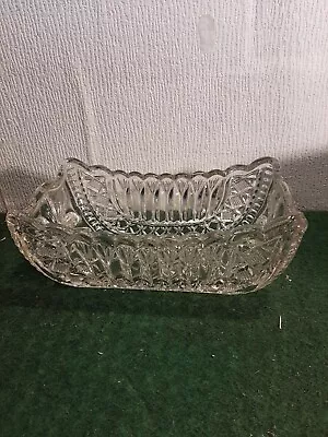 Buy Stunning Cut Glass Fruit Sweet Bowl Heavy • 10£