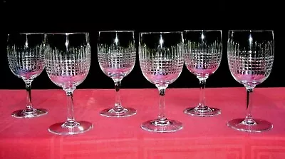 Buy Baccarat Nancy 6 Wine Glasses Wine Glasses Wine Roman Wine Glasses Crystal Cut A • 96.11£