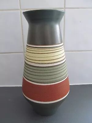 Buy Cool Vintage Mid Century Modern Scheurich? German Vase 104/28 28cms • 29.95£