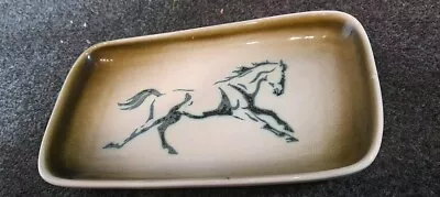 Buy Honiton Pottery Devon 'Horse' Pattern Dish 20 Cm Long 12 Cm Wide 2 Cm High • 17£