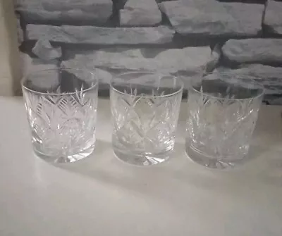 Buy 3 X Edingburgh Crystal Whiskey Glasses • 15£
