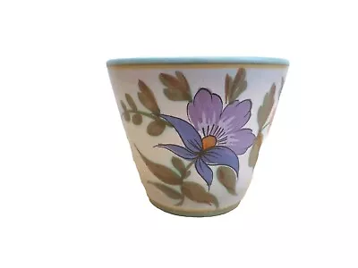 Buy  Vintage Flora  Gouda Holland Iris Design 1950s Ceramic Indoor Plant Pot Holder  • 15£