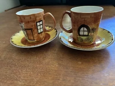 Buy Pair Of Price Kensington Cottage Ware Cups And Saucers • 5£