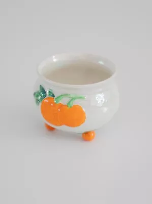 Buy Vintage Carlton Ware Rare Pearl Lustre Embossed Oranges Sugar Bowl • 30£